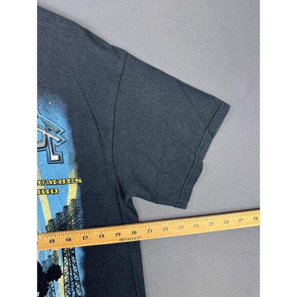 Vintage Y2K Rock On The Range Where Rock Lives Concert Promo Rare Black T Large - Picture 9 of 10